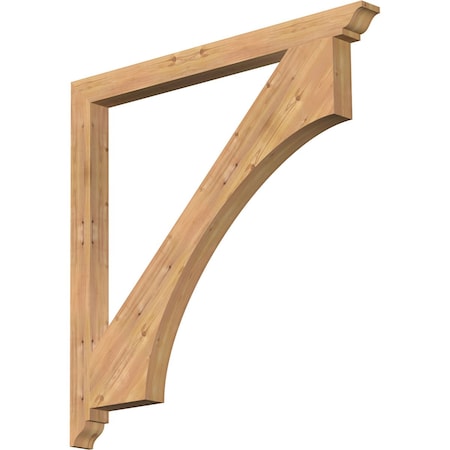 Westlake Traditional Smooth Bracket, Western Red Cedar, 3 1/2W X 48D X 48H